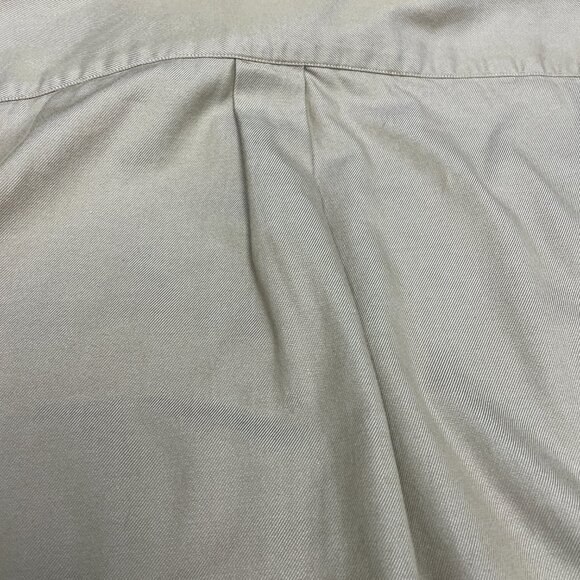 Men's TOMMY HILFIGER 80's 2 Ply Fabric Button-Down Dress Shirt Tan- Size XL - Picture 10 of 10
